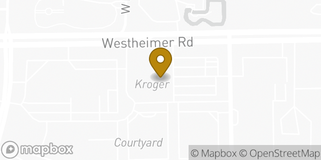 Map showing the location of Coinme in Houston, TX 77042