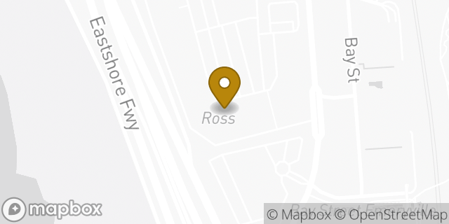 Map showing the location of Amazon Locker - Ducks in Emeryville, CA 94608