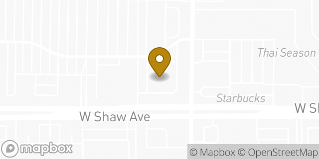 Map showing the location of Walgreens in Clovis, CA 93612