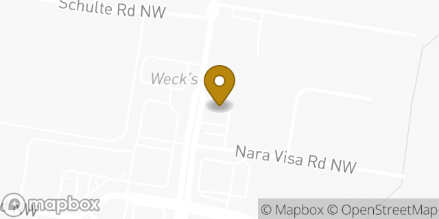 Map showing the location of AutoZone in Los Ranchos de Albuquerque, NM 87107