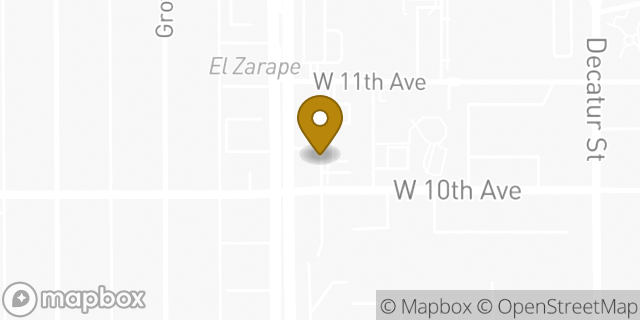 Map showing the location of ATM 7ELEVEN-FCTI in Denver, CO