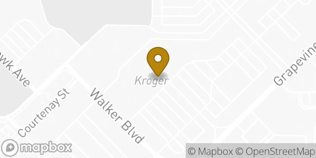 Map showing the location of Kroger in North Richland Hills, TX 76180