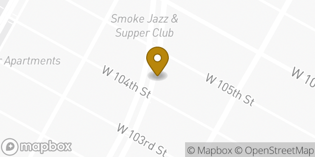 Map showing the location of McDonald's in New York, NY 10025