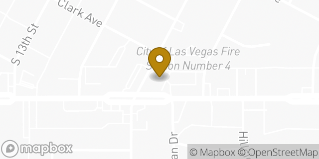 Map showing the location of EZPAWN in Las Vegas, NV 89104
