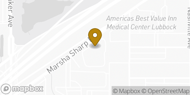 Map showing the location of La Quinta Inn & Suites by Wyndham Lubbock West Medical Centr in Lubbock, TX 79407