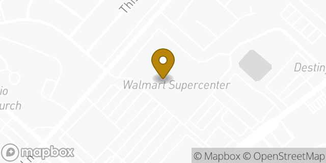 Map showing the location of Walmart in San Antonio, TX 78217