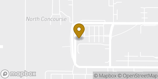 Map showing the location of Budget Car Rental in Long Beach, CA 90808
