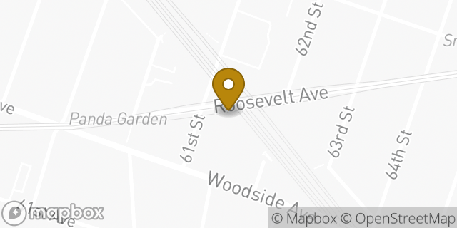Map showing the location of Baskin-Robbins in Woodside, NY 11377
