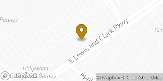 Map showing the location of Texas Roadhouse in Clarksville, IN 47129