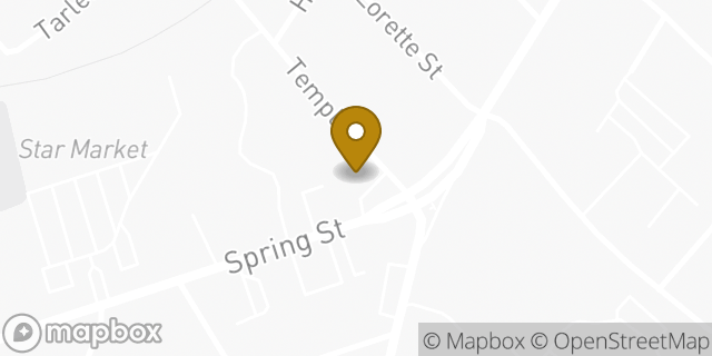 Map showing the location of ATM 7ELEVEN-FCTI in West Roxbury, MA