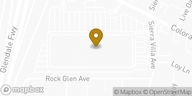Map showing the location of Chuck E. Cheese's in Los Angeles, CA 90041