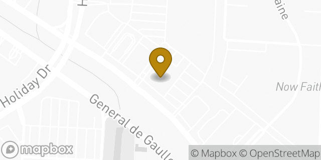 Map showing the location of Buffalo Wild Wings in New Orleans, LA 70131