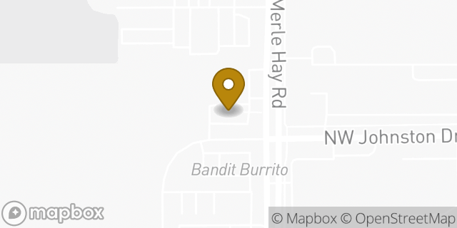 Map showing the location of Sonic Drive In in Johnston, IA 50131