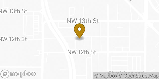 Map showing the location of Starbucks in Oklahoma City, OK 73106