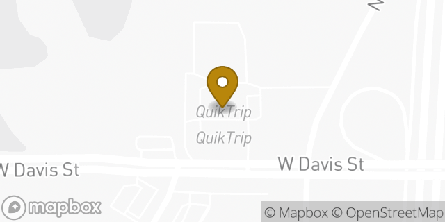 Map showing the location of QuikTrip in Dallas, TX 75211