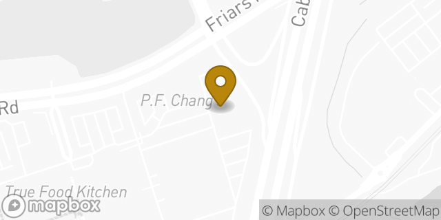 Map showing the location of The Container Store in San Diego, CA 92108