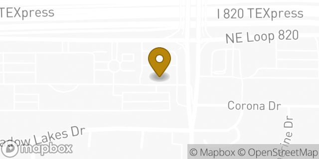 Map showing the location of QuikTrip in North Richland Hills, TX 76180