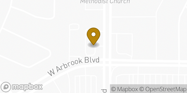 Map showing the location of Subway in Arlington, TX 76015