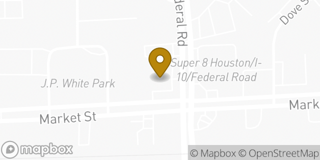 Map showing the location of AutoZone in Houston, TX 77015