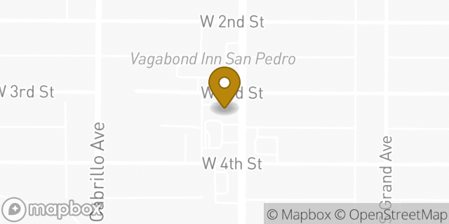 Map showing the location of McDonald's in Los Angeles, CA 90731
