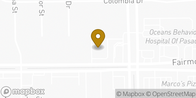 Map showing the location of ATM Walgreens in Pasadena, TX