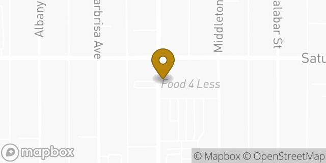 Map showing the location of Buffalo Wild Wings in Huntington Park, CA 90255