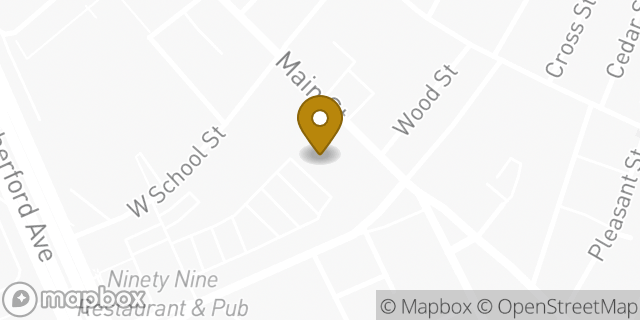 Map showing the location of Dunkin' in Charlestown, MA 02129