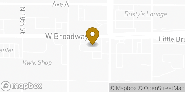 Map showing the location of McDonald's in Council Bluffs, IA 51501
