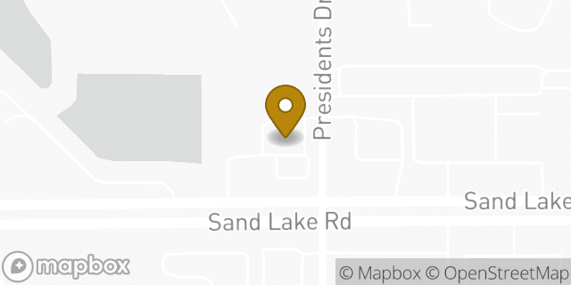 Map showing the location of 7-Eleven in Orlando, FL 32809