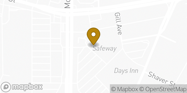 Map showing the location of Starbucks in Rapid City, SD 57702