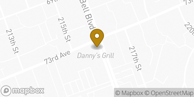 Map showing the location of Baskin-Robbins in Oakland Gardens, NY 11364