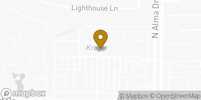 Map showing the location of Kroger in Allen, TX 75013