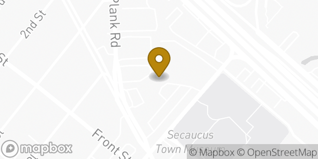 Map showing the location of The UPS Store in Secaucus, NJ 07094