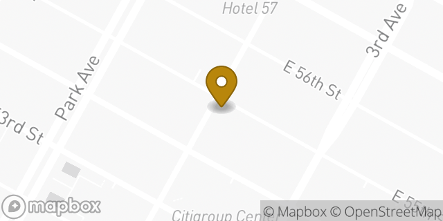 Map showing the location of Starbucks in New York, NY 10022