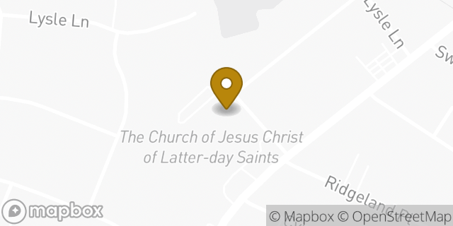 Map showing the location of The Church of Jesus Christ of Latter-day Saints in Cincinnati, OH 45212