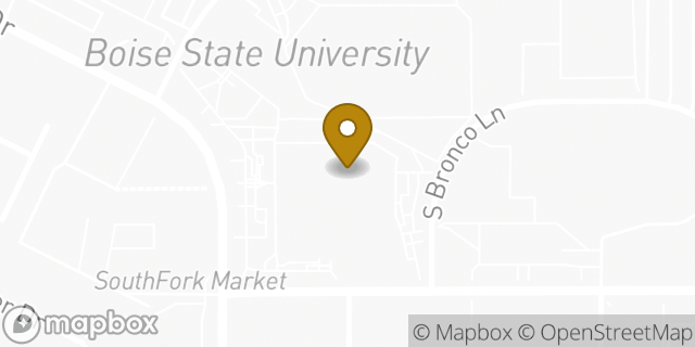 Map showing the location of Starbucks Coffee Company in Boise, ID 83725