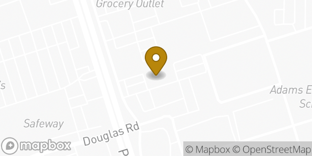 Map showing the location of Chuck E. Cheese in Stockton, CA 95207