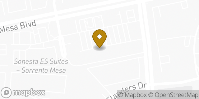 Map showing the location of Aldi in San Diego, CA 92121