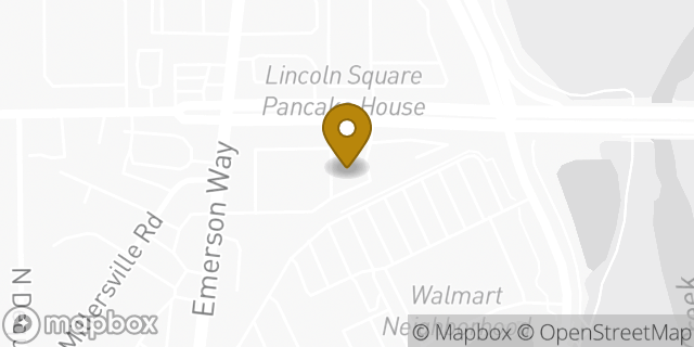 Map showing the location of Starbucks in Indianapolis, IN 46226
