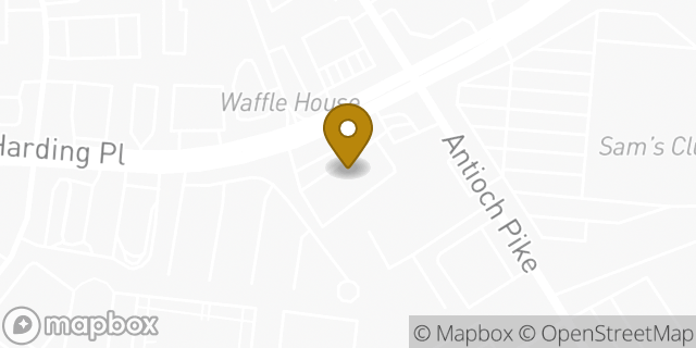 Map showing the location of Subway in Nashville, TN 37211