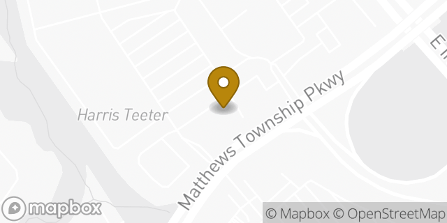 Map showing the location of Chipotle Mexican Grill in Matthews, NC 28105