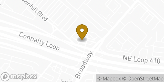 Map showing the location of Amazon Locker - Bet in San Antonio, TX 78217