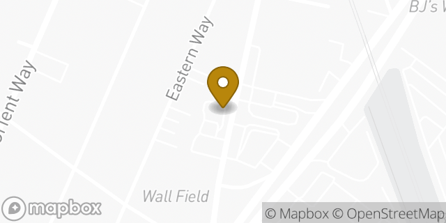 Map showing the location of Starbucks in Rutherford, NJ 07070