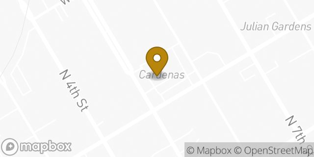 Map showing the location of Amazon Locker - Folco in San Jose, CA 95112