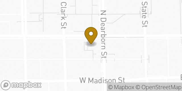 Map showing the location of Subway in Chicago, IL 60602