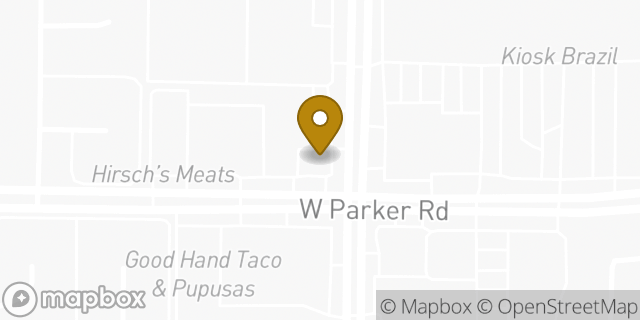 Map showing the location of Starbucks in Plano, TX 75023
