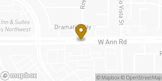 Map showing the location of Albertsons Pharmacy in Las Vegas, NV 89130