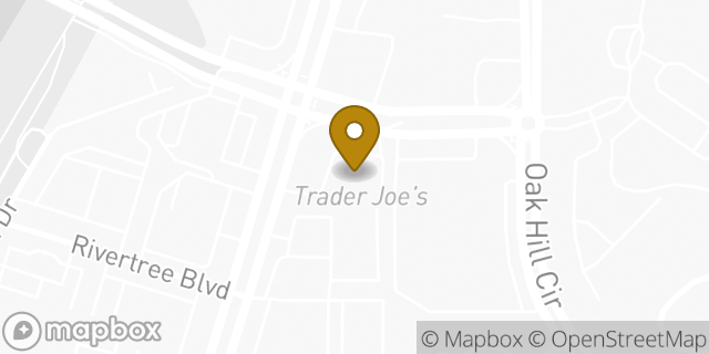 Map showing the location of Trader Joe's in Fort Worth, TX 76109
