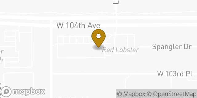 Map showing the location of Budget Car Rental in Northglenn, CO 80234