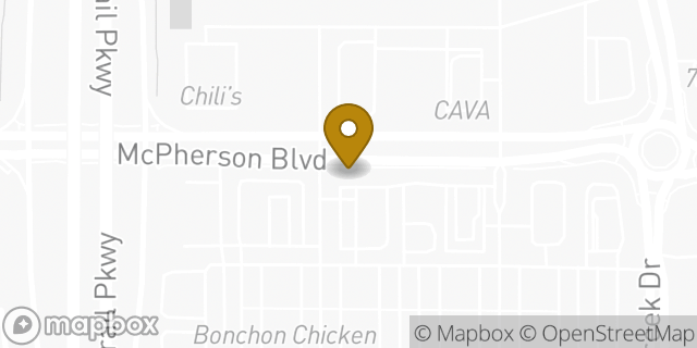 Map showing the location of Chisholm Trail Pkwy & McPherson Blvd in FORT WORTH, TX 76123